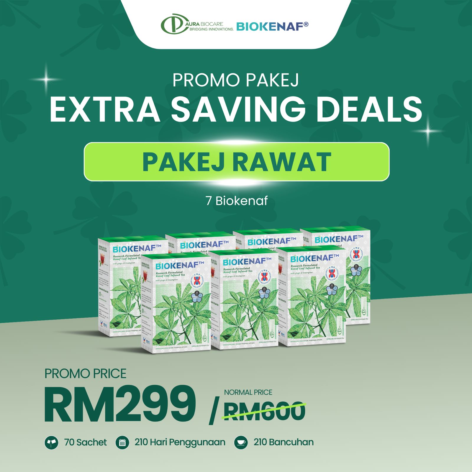 Pakej Rawat - 7 Biokenaf