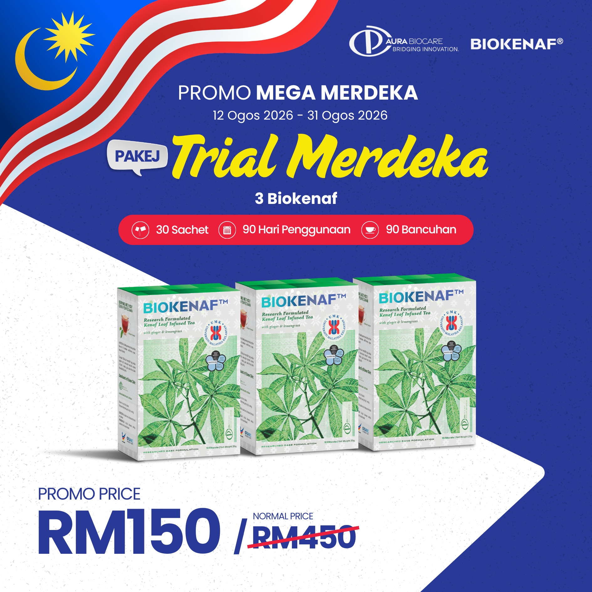 Pakej Trial Merdeka - 3 Biokenaf