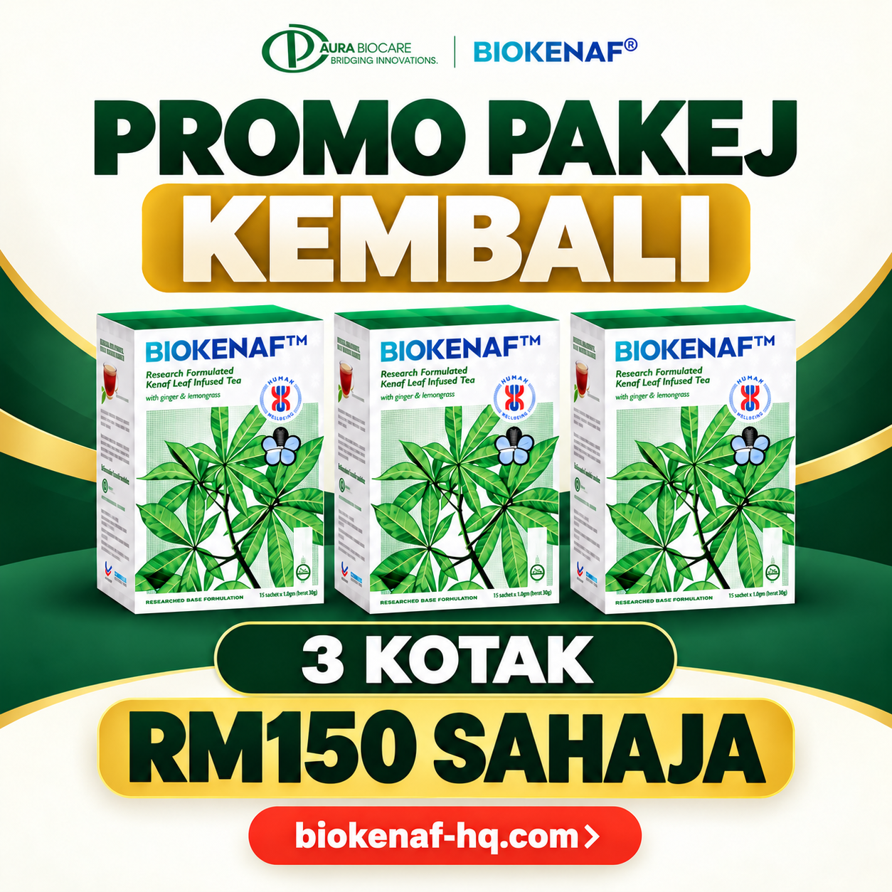 Poster promosi rasmi Biokenaf